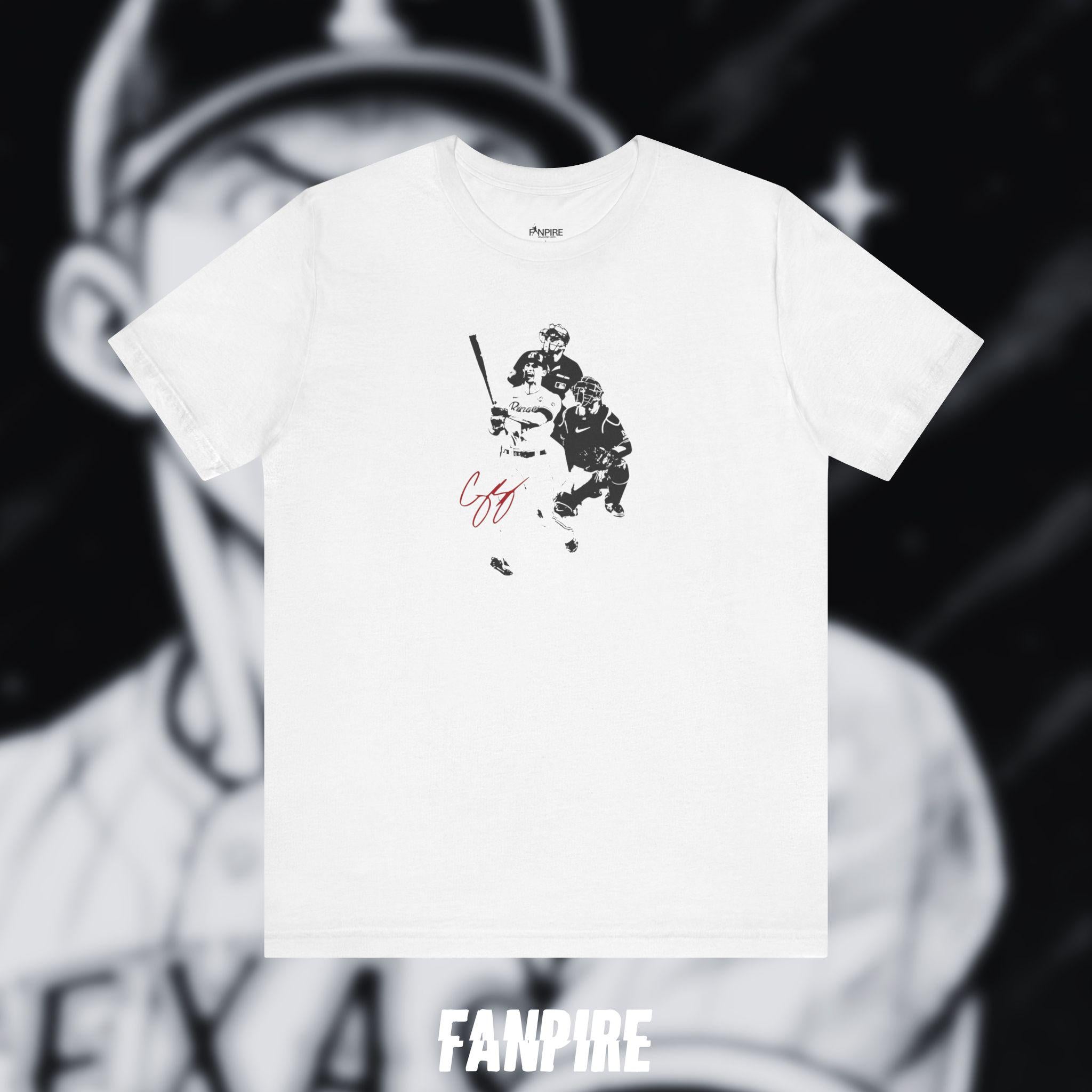 Corey Seager Silhouette Baseball Tee (Double Sided)