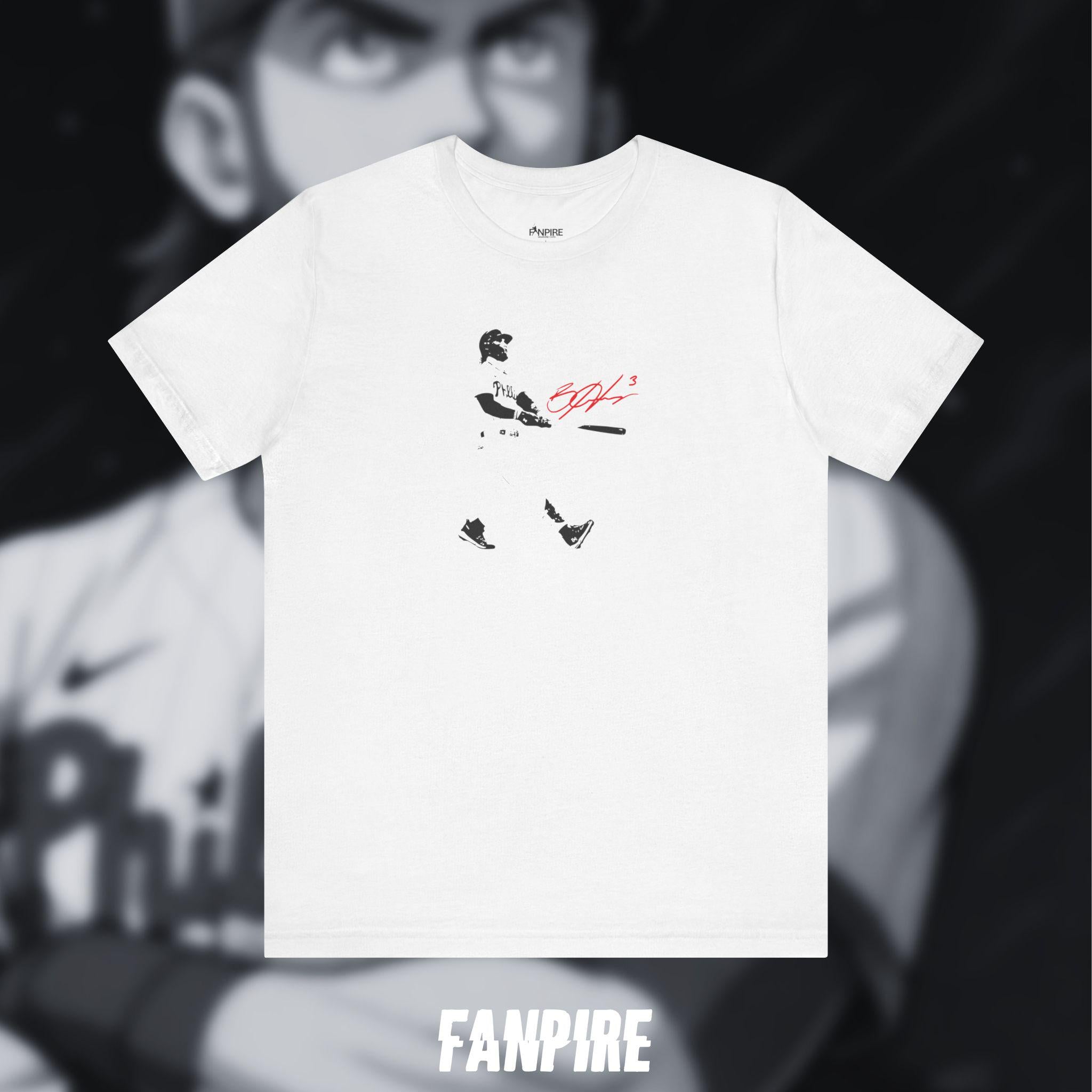 Bryce Harper Silhouette Baseball Tee (Double Sided)