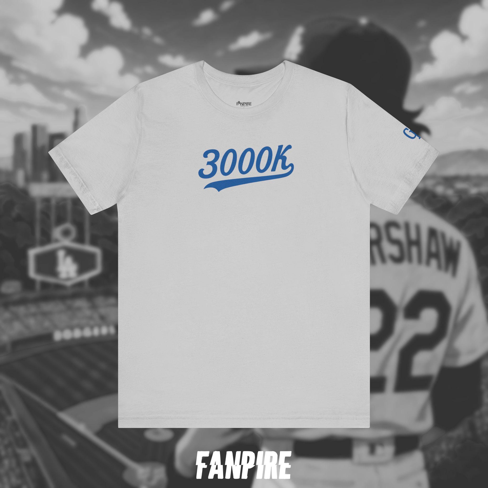 Clayton Kershaw 3000 Strikeouts Tee