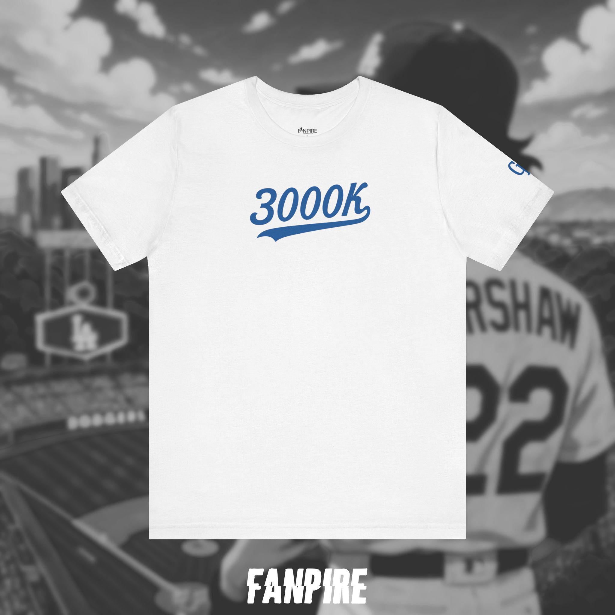 Clayton Kershaw 3000 Strikeouts Tee